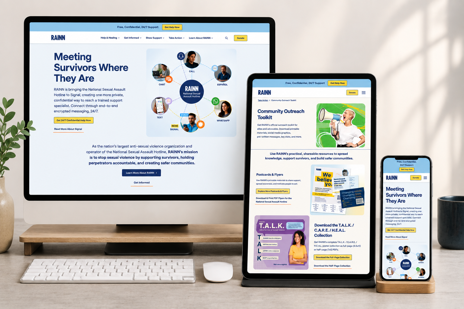 RAINN.org Experience